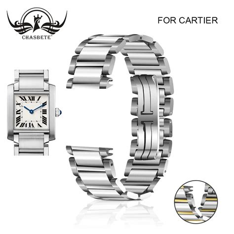 cartier wrist band|cartier stainless steel watch bands.